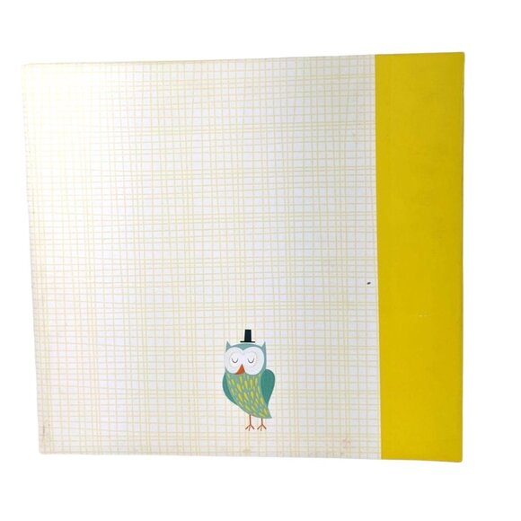 Owl-Themed Scrapbook Album "Life Is Better When Youre Smiling" 9.5" x 9.5" C205 - Picture 2 of 6